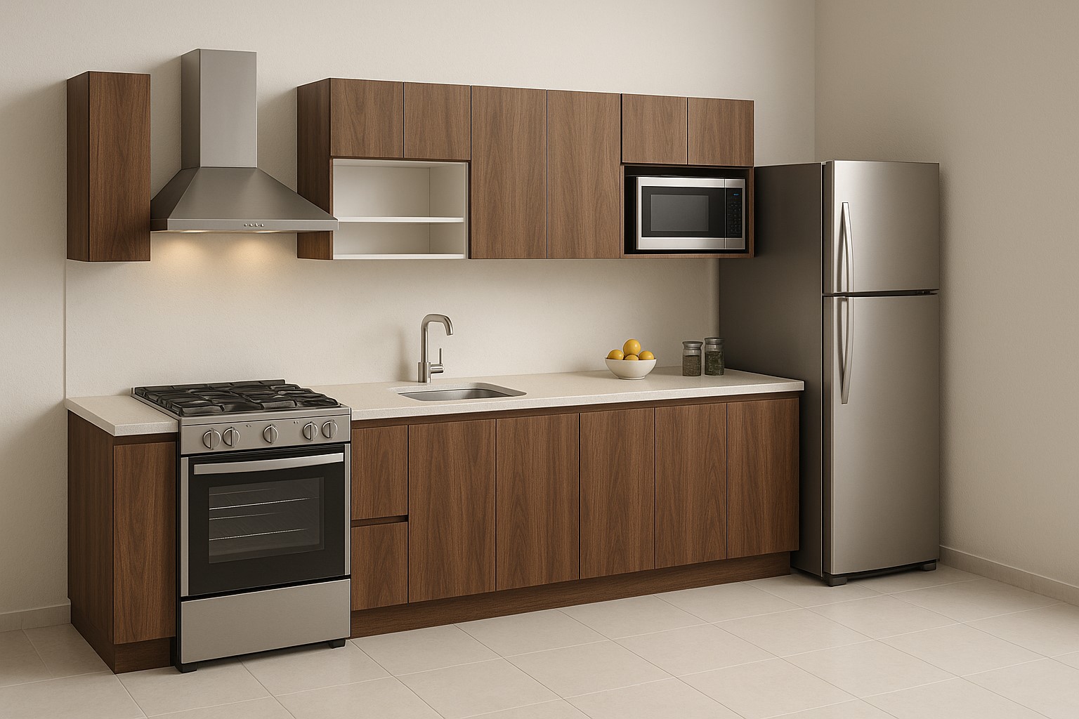 Cocina Nogal Maka IDERA