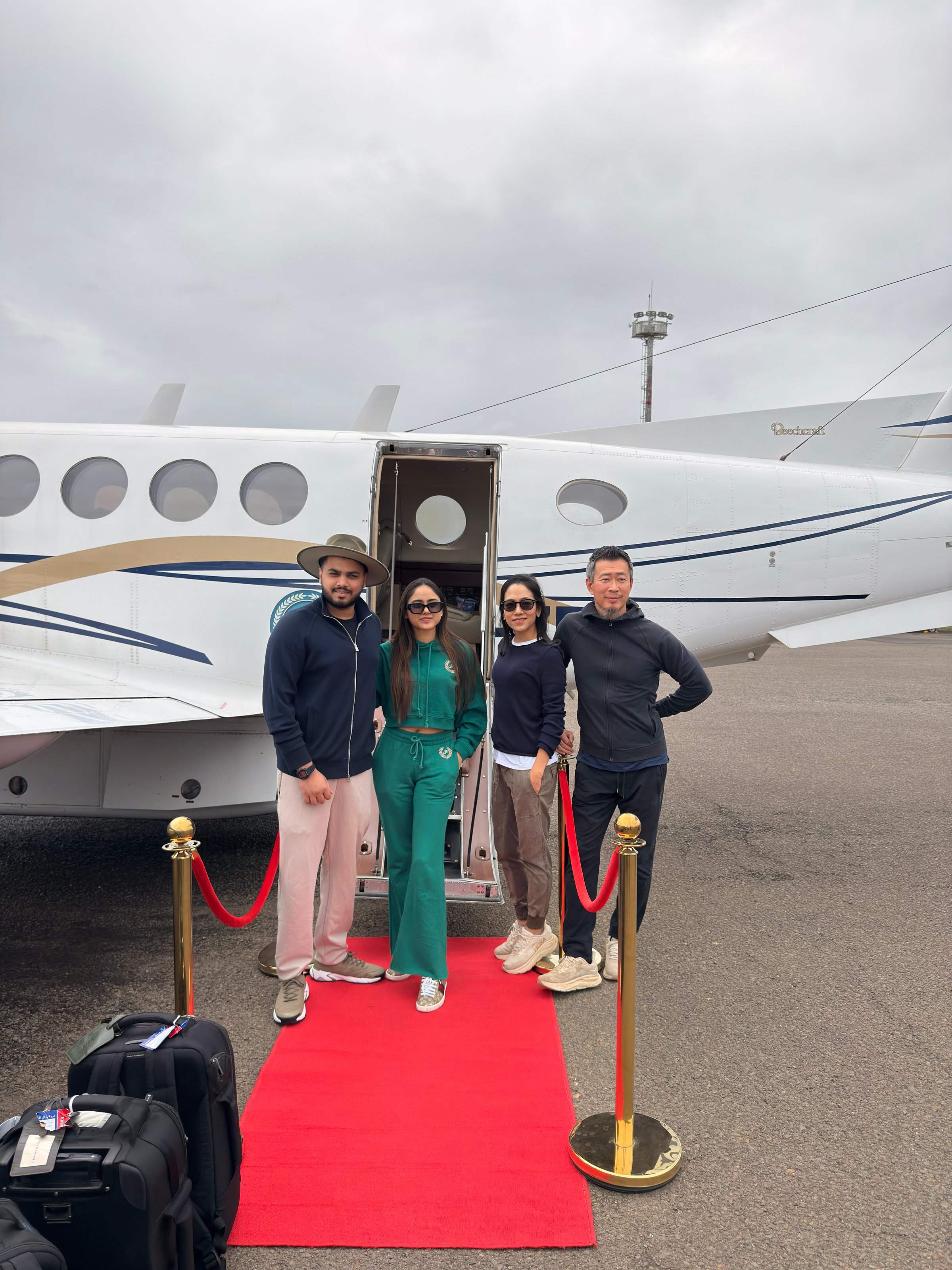 King Air 200SE - Side profile view