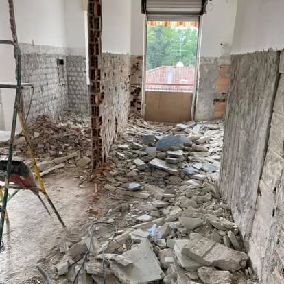 Ambiente living ristrutturato