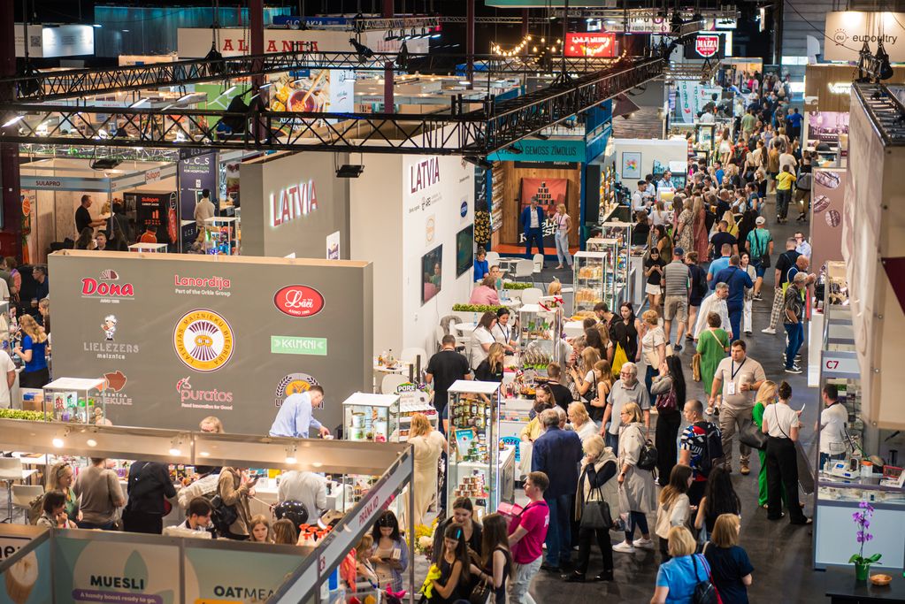 Yerevan, Armenia - December 18, 2024: fair in BIG Christmas Market with Coca-Cola 2024-2025, biggest New Year's celebration In Yerevan city at Meridian Expo Center