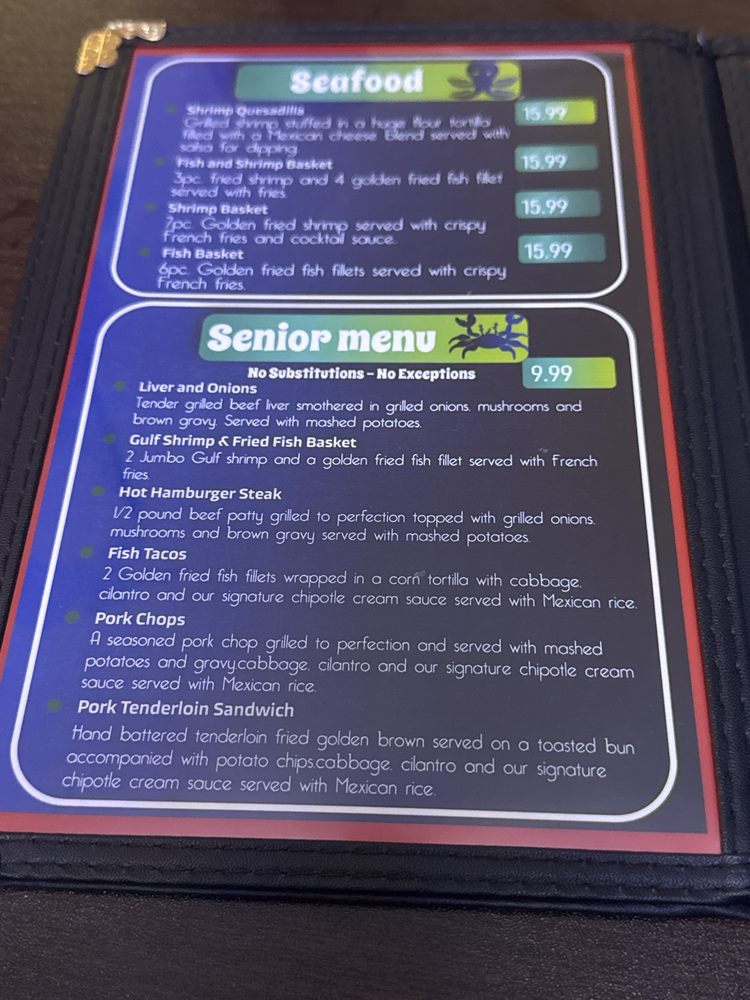Shark Tank Lounge Menu Page 5