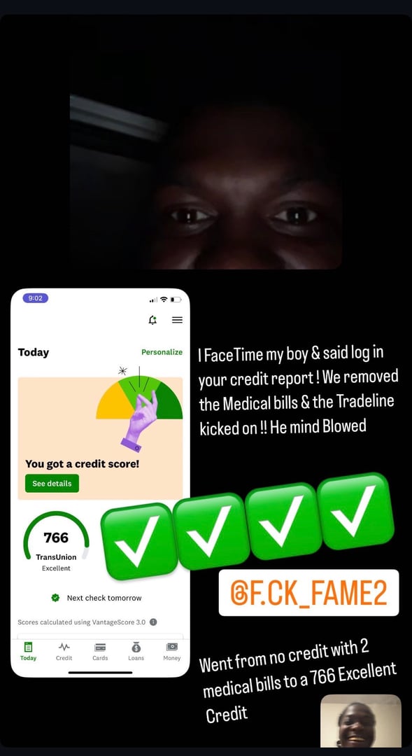 Client testimonial screenshot