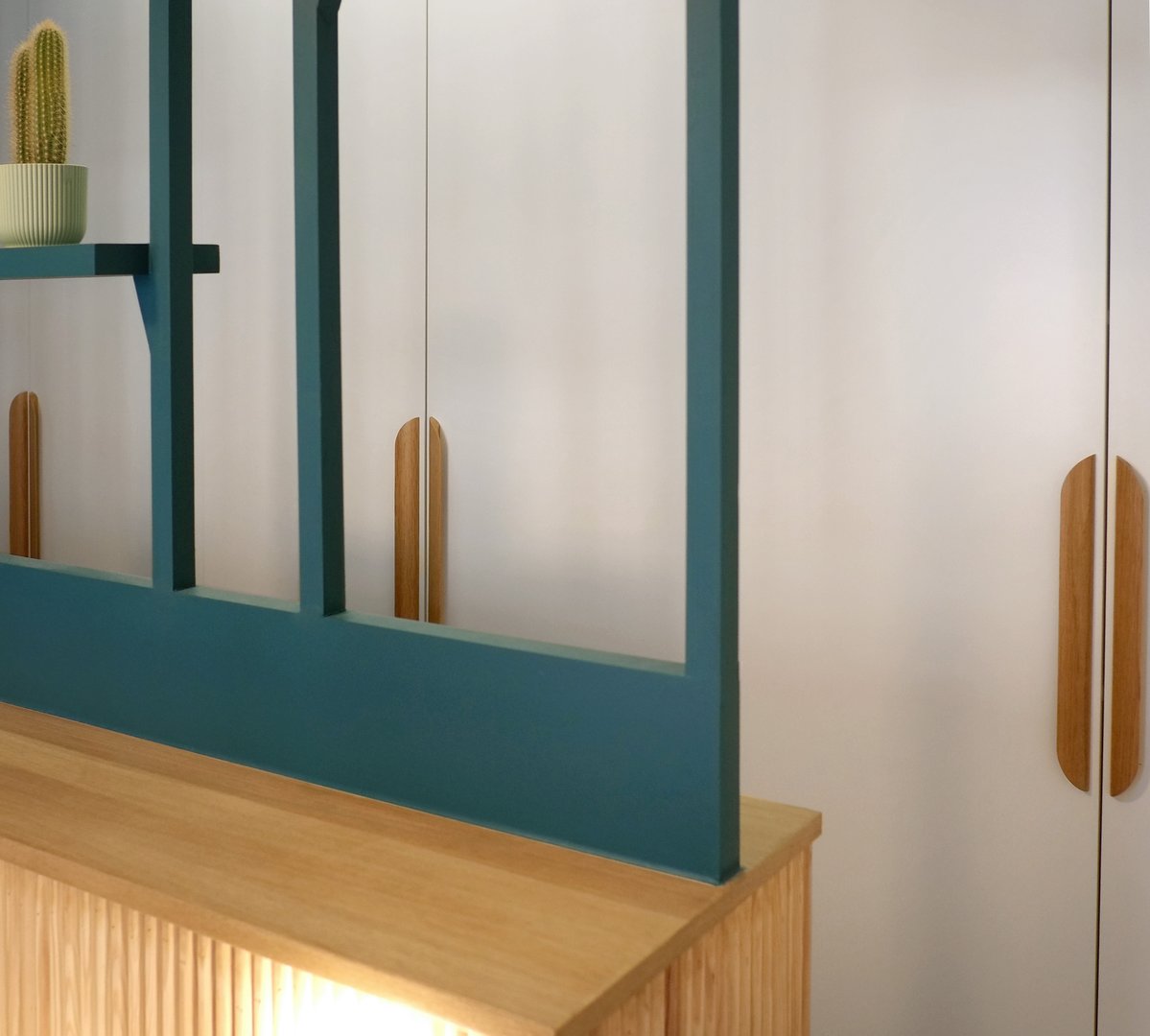 Rénovation appartement Clignancourt - Placards sur mesure vue côté