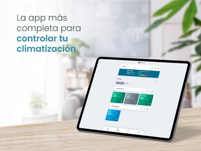 Airzone Cloud app interface