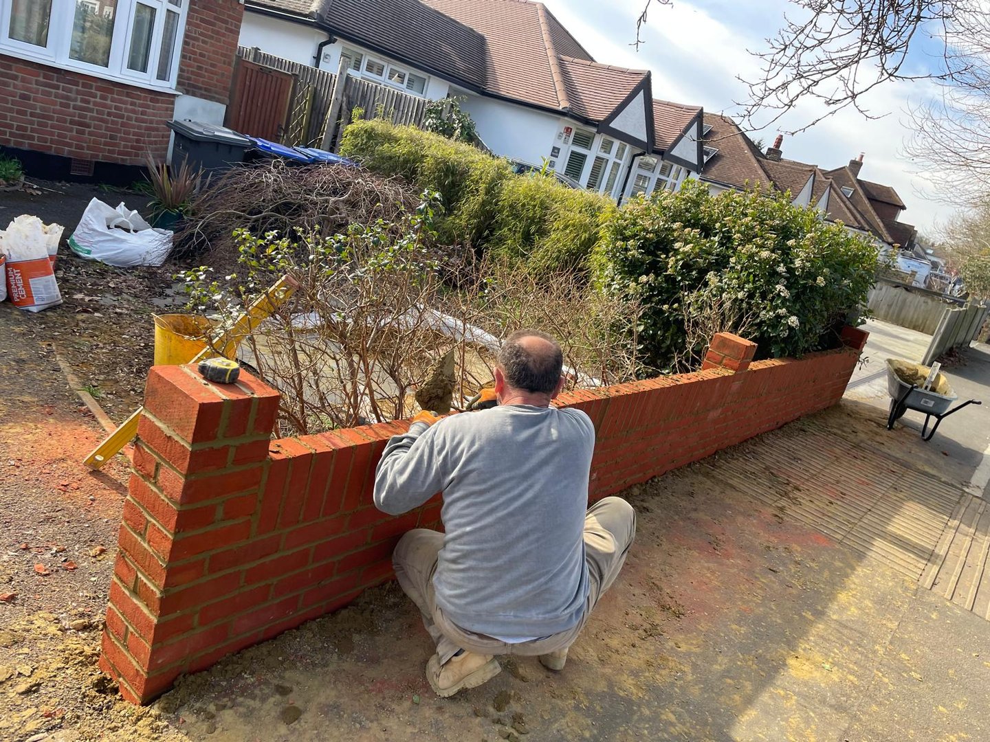 Landscaping project showcase