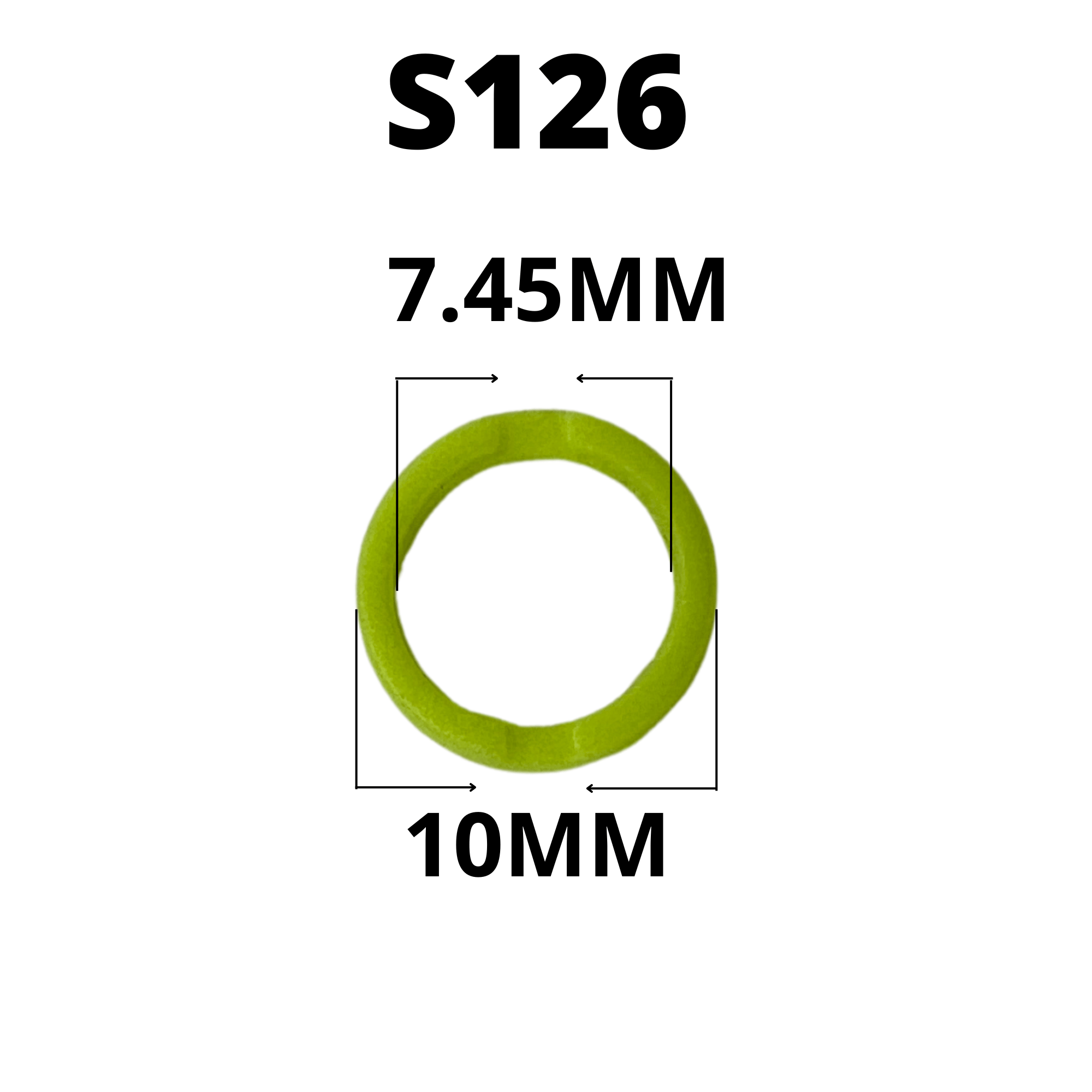 S126 Seguro Oring Inyector Volkswagen