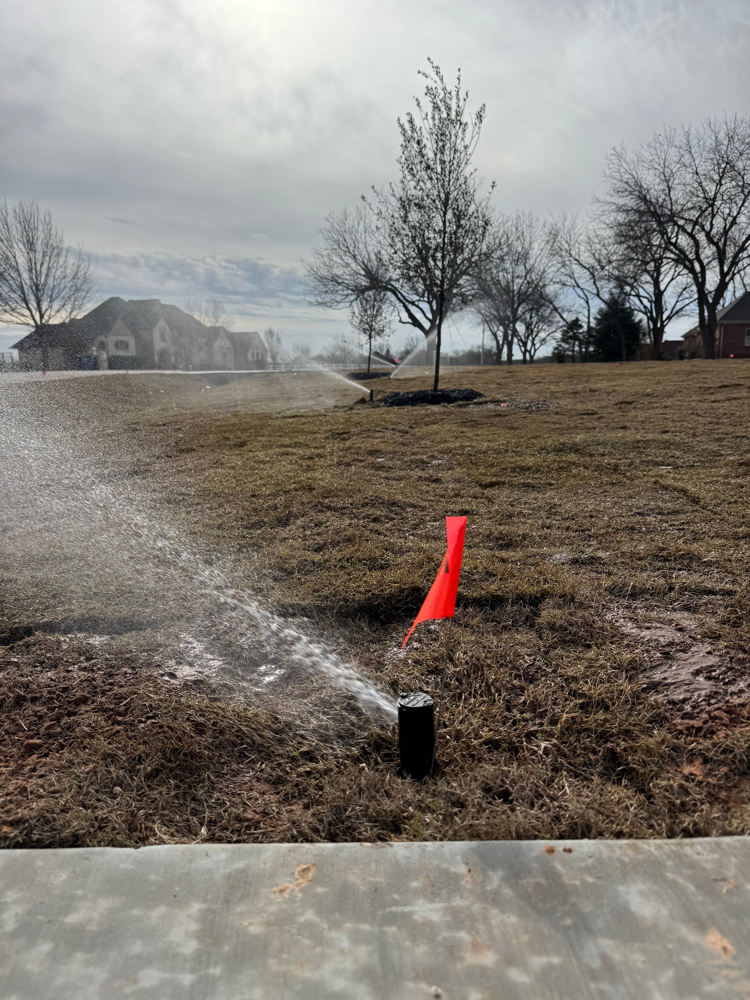 Professional precision irrigation system with spray coverage