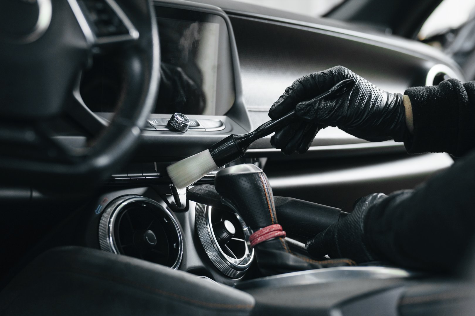 Car interior cleaning