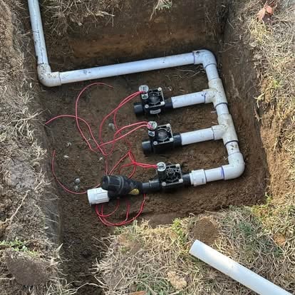 Professional irrigation work