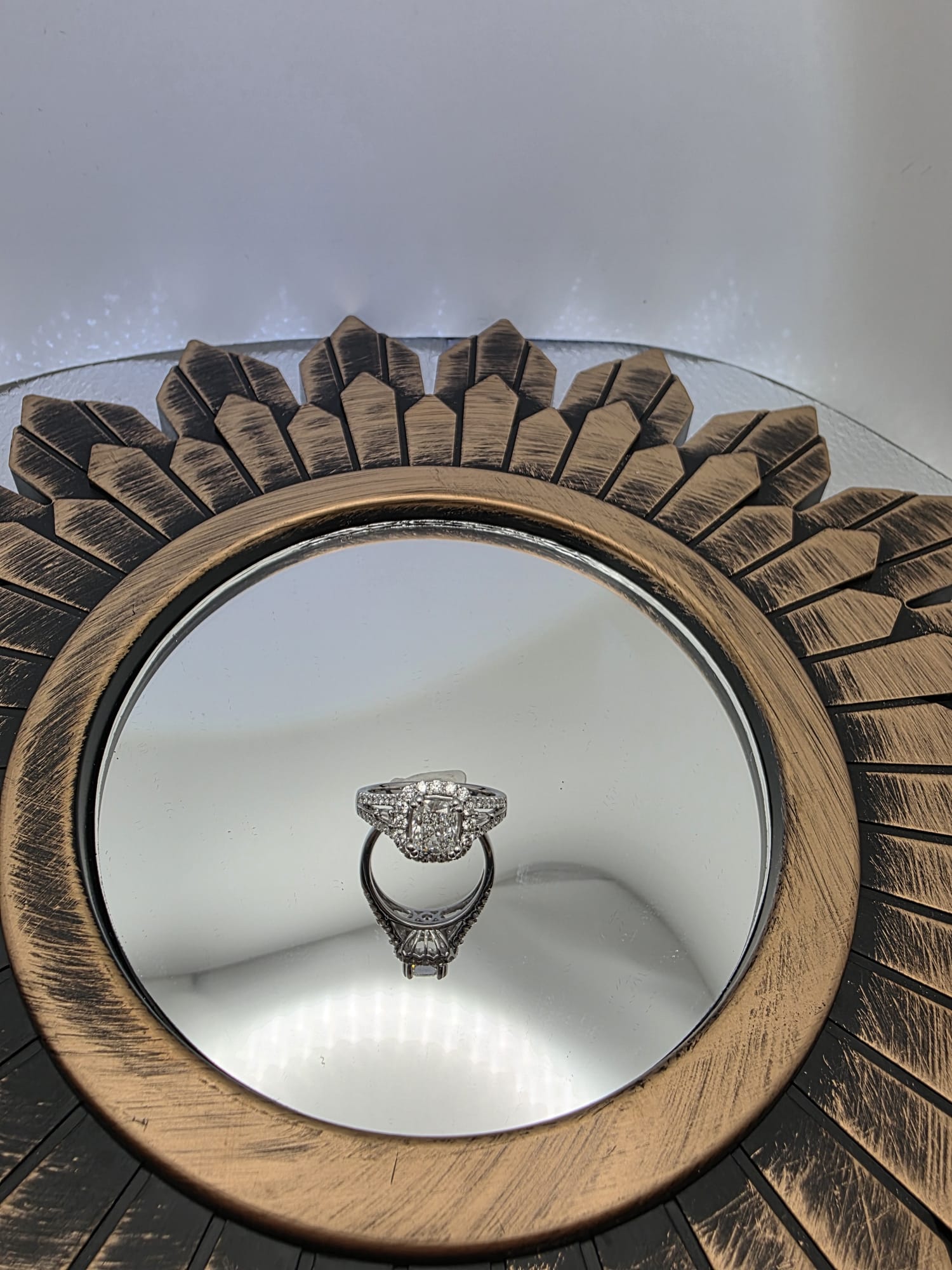 The Geneva - Natural Diamond Engagement Ring in 18K White Gold