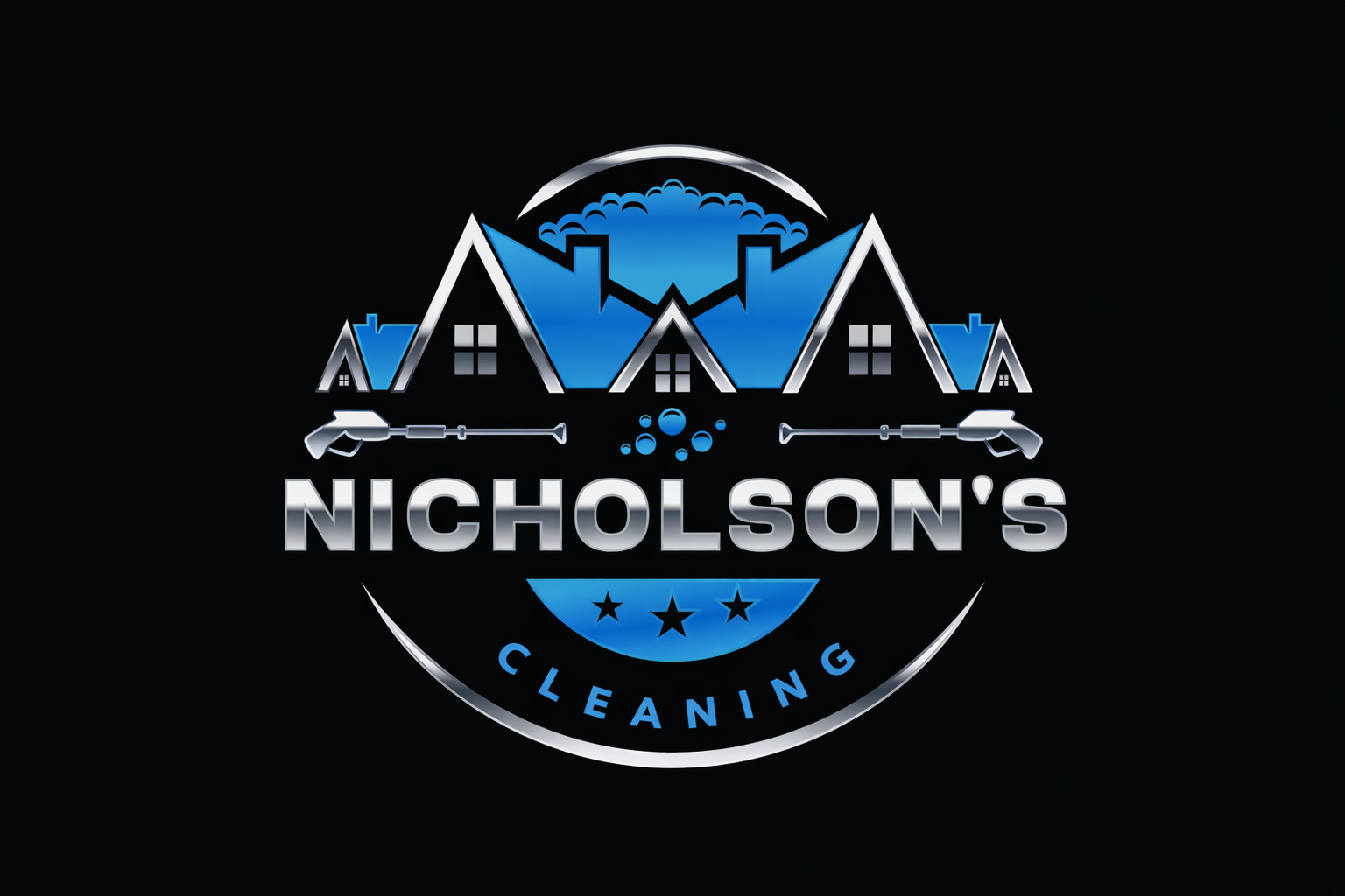 Professional exterior cleaning service by Nicholson's Cleaning