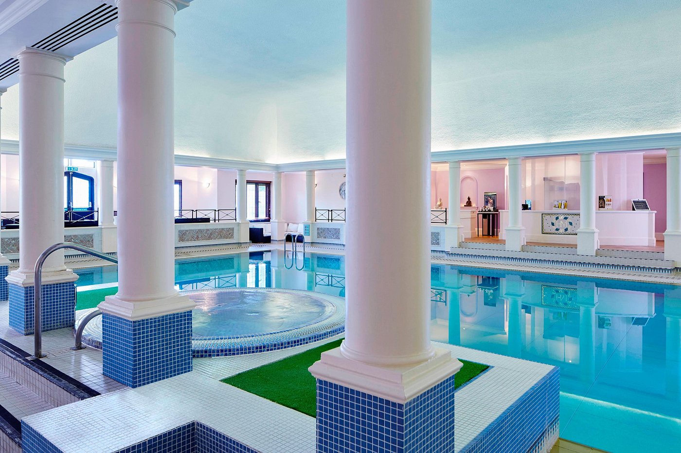 Hanbury Manor indoor swimming pool spa and wellness facilities