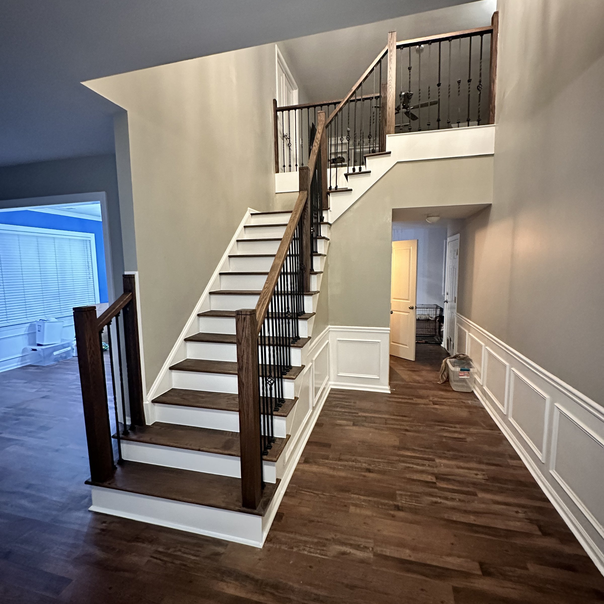 Tile flooring installation