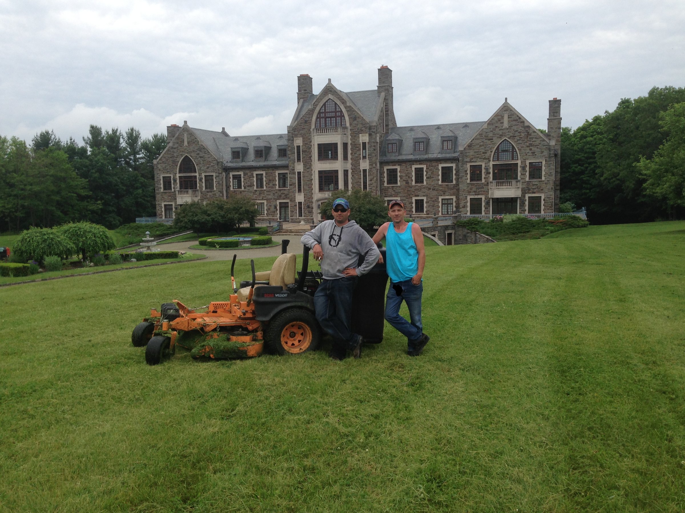 Professional lawn mowing