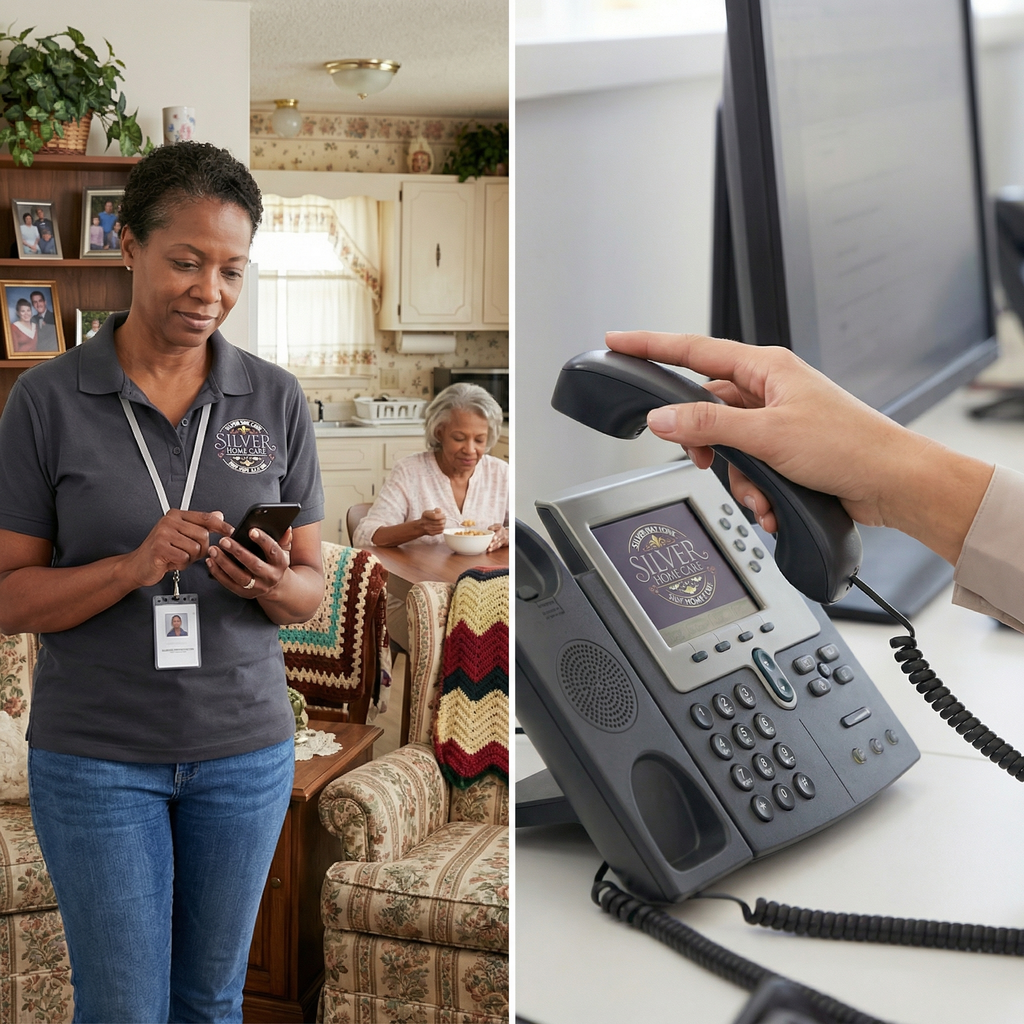 Staying in contact with the office