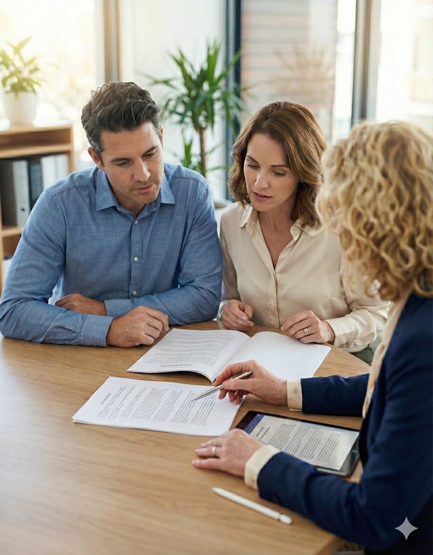 Professional lawyer in business attire