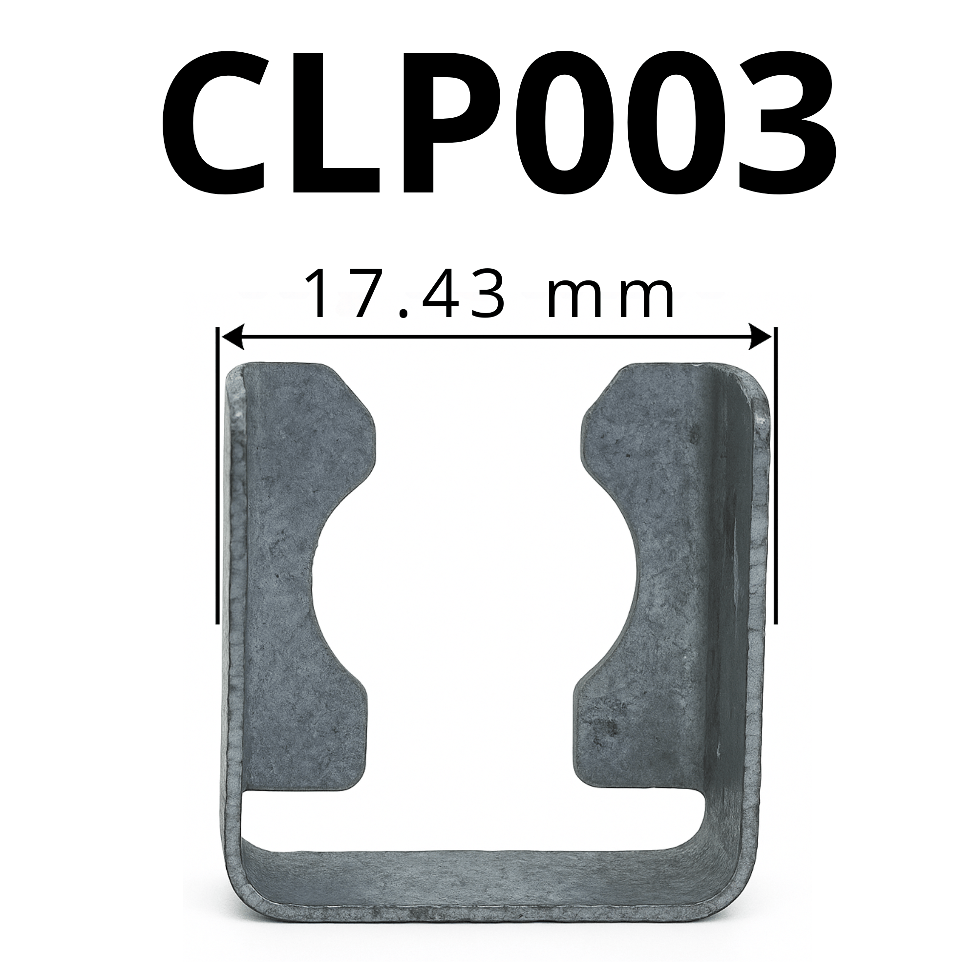 Clip metálico sujeción inyector Marelli, Weber