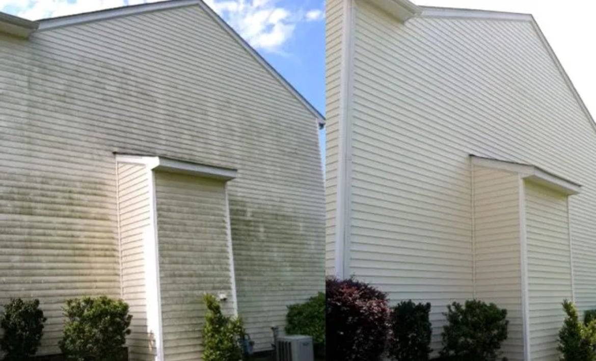 Professional house soft washing service in Jacksonville, FL