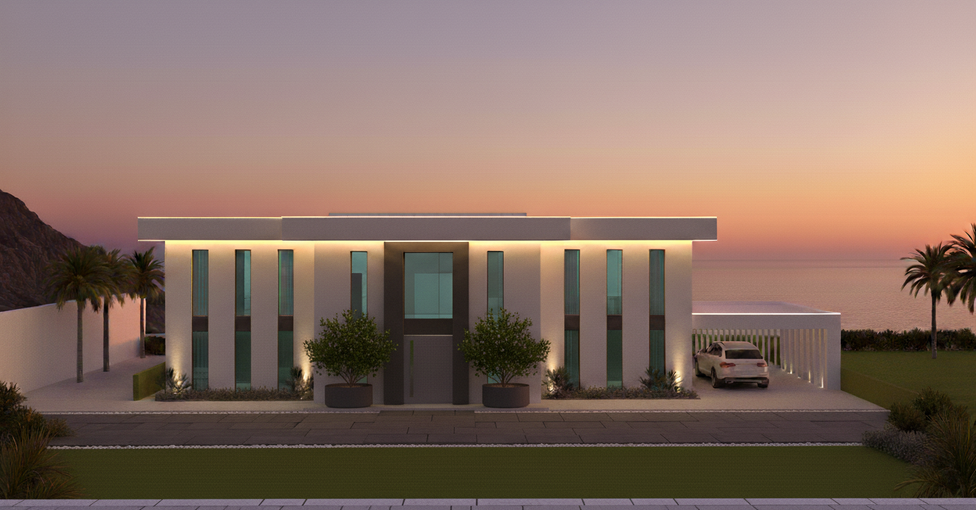 Villa Skyline architectural detail