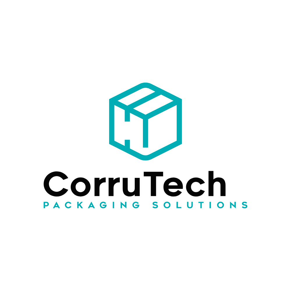 CorruTech logo featuring a teal geometric box design with the text CorruTech Packaging Solutions below it.