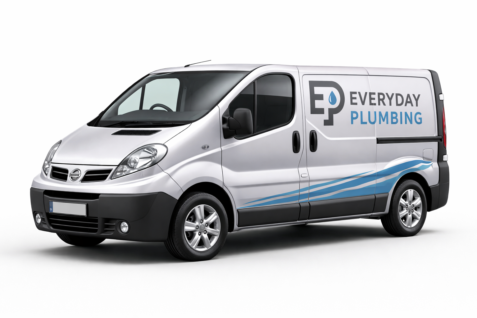 Professional plumber doing repair work