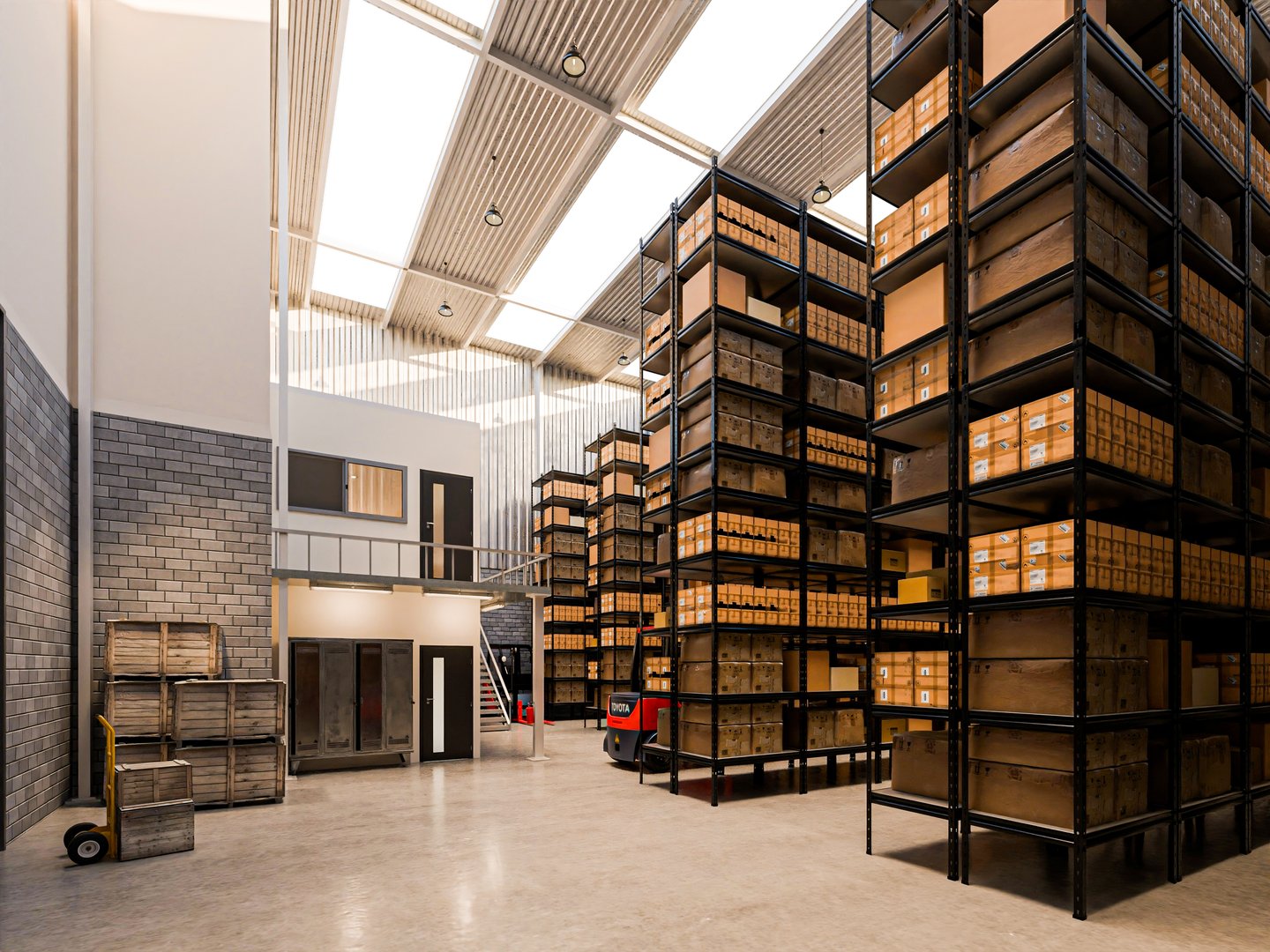 Render arquitectónico interior