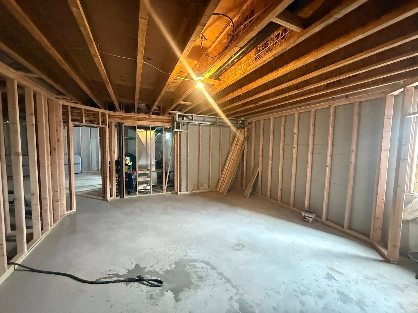 Basement build process