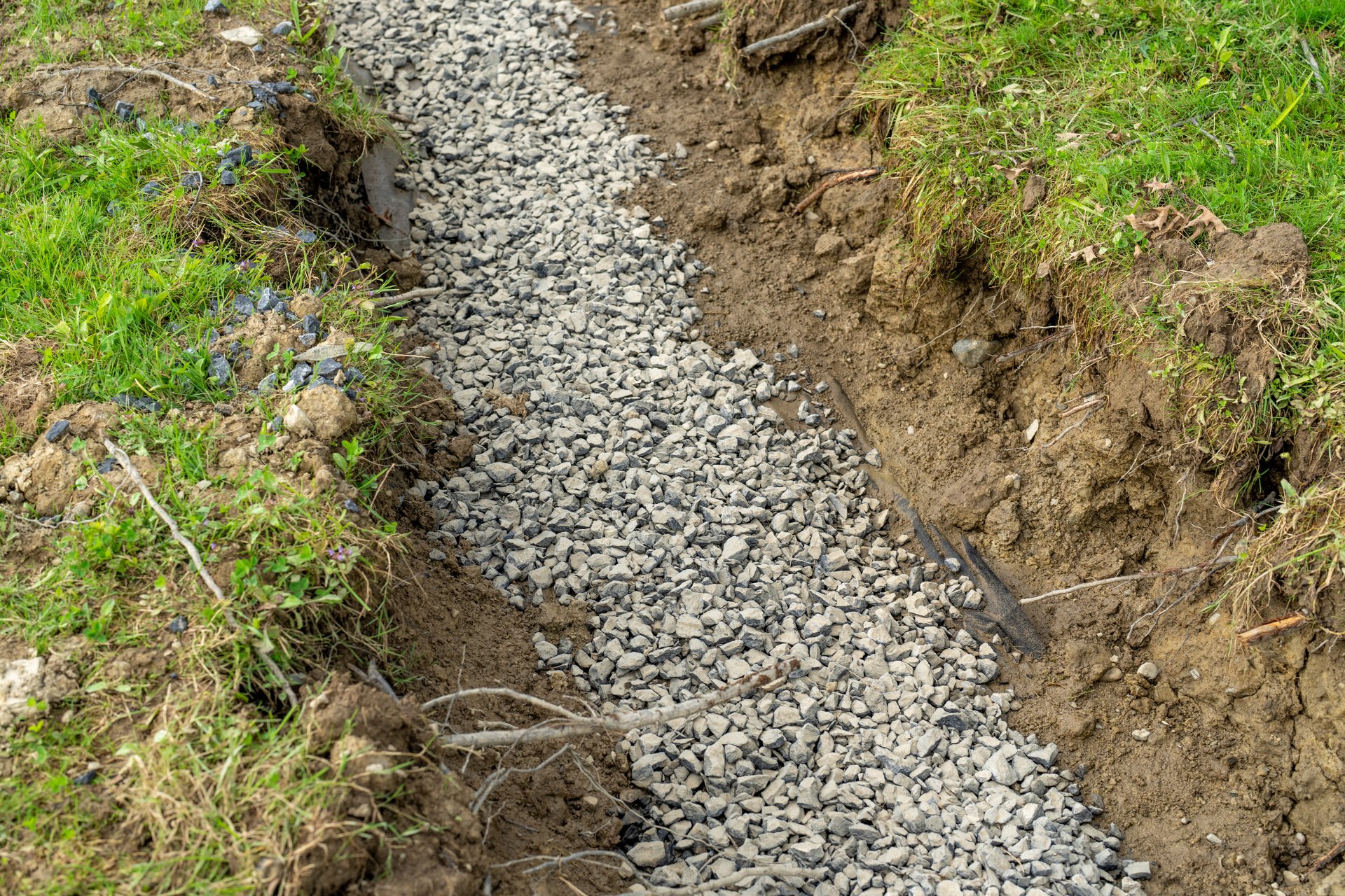 French drain system