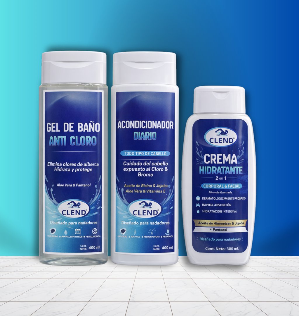 Cosmetics packaging set of different cosmetic jars