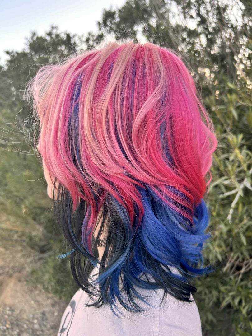 Ozzlynn hair styling example