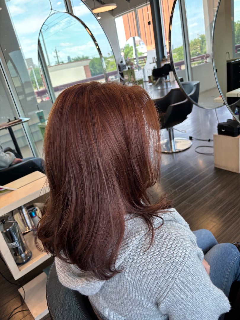 Salon Jeffrey client transformation