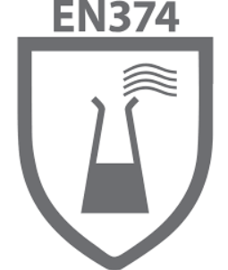 Símbolo de protección química - Norma EN374