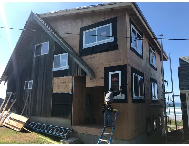 Completed construction project