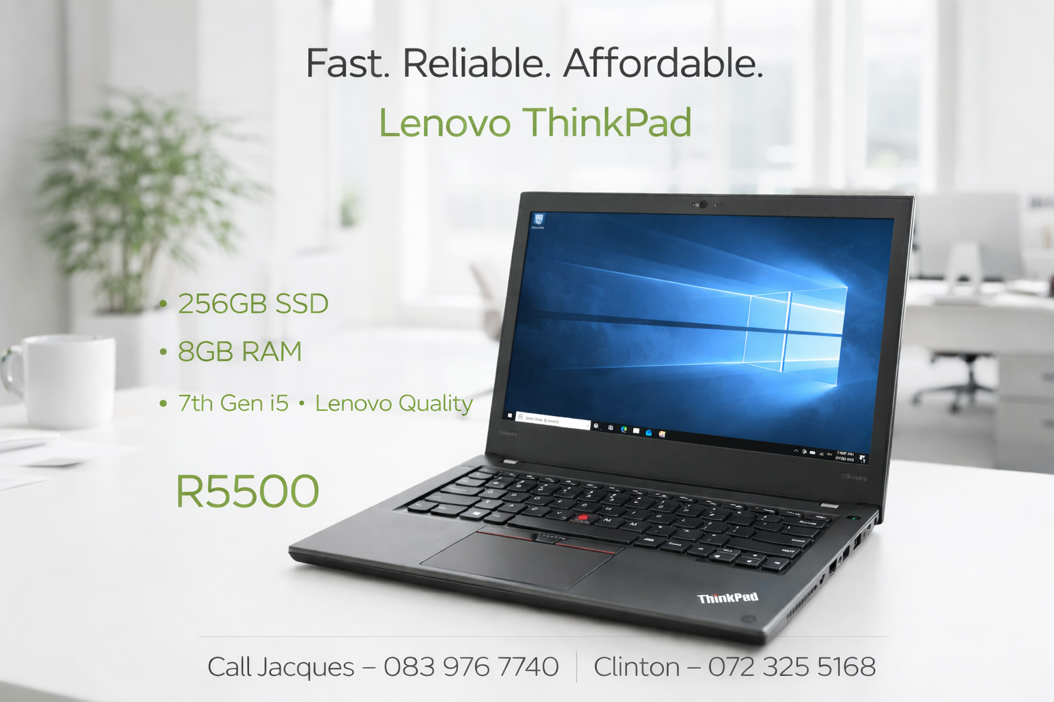 Lenovo ThinkPad - R5,499
