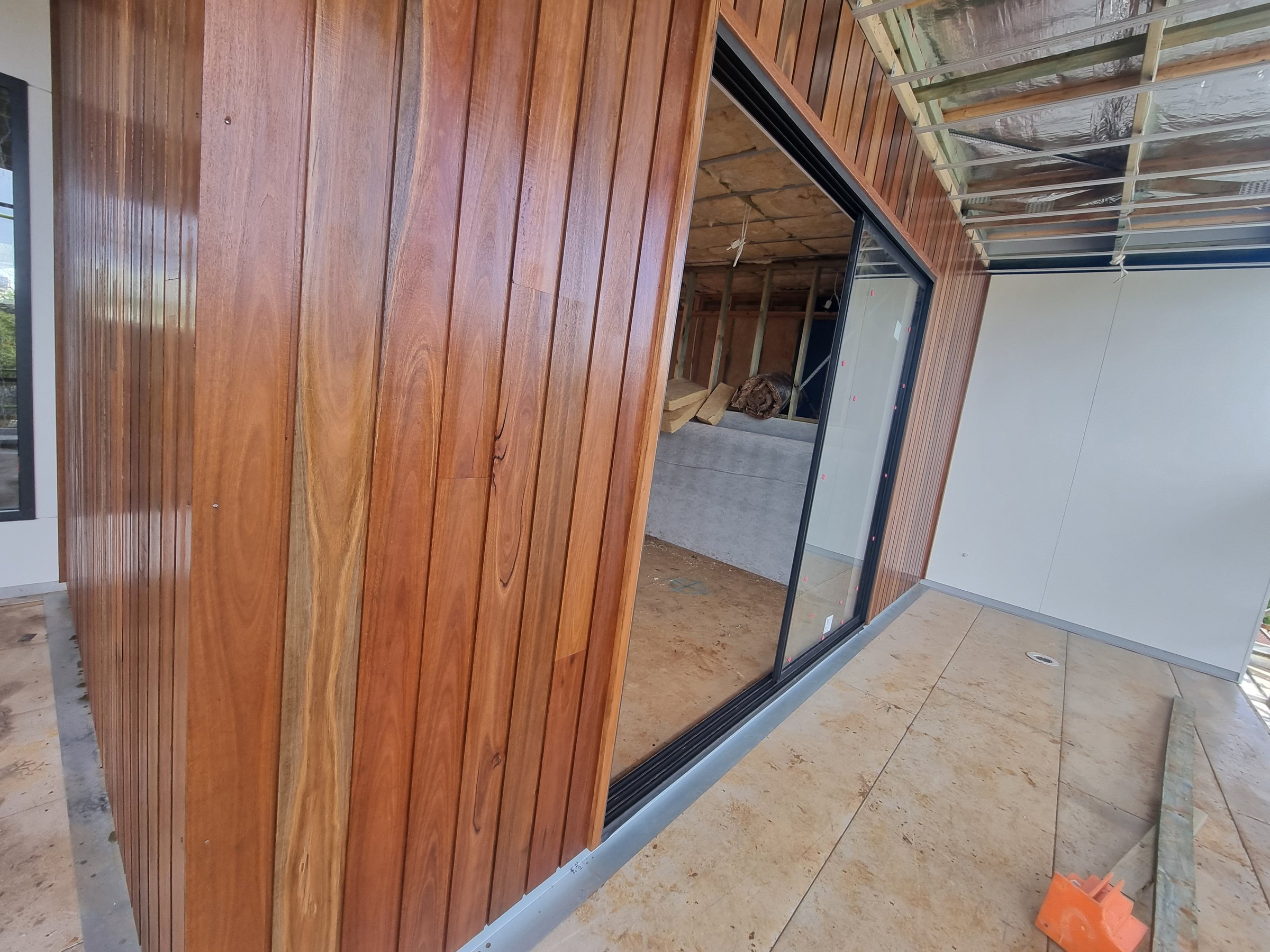 Quality Painting Group custom timber finishing work showing professional staining and protective coating