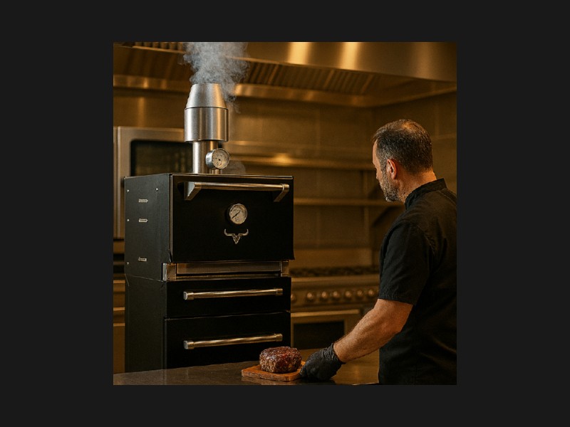 Horno de brasa profesional M100 - Transformando cocinas de restaurantes con eficiencia y sabor auténtico