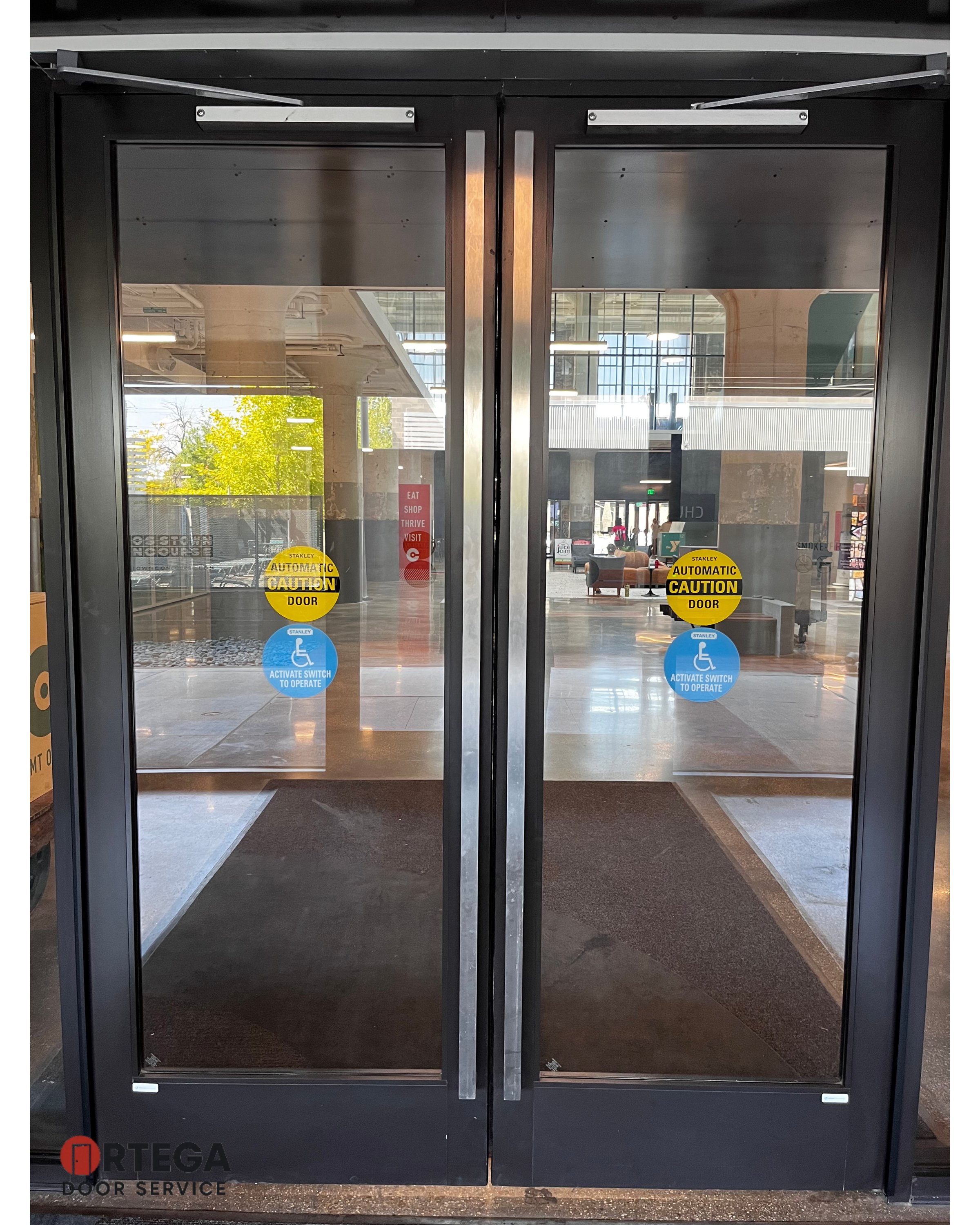 Commercial storefront door services