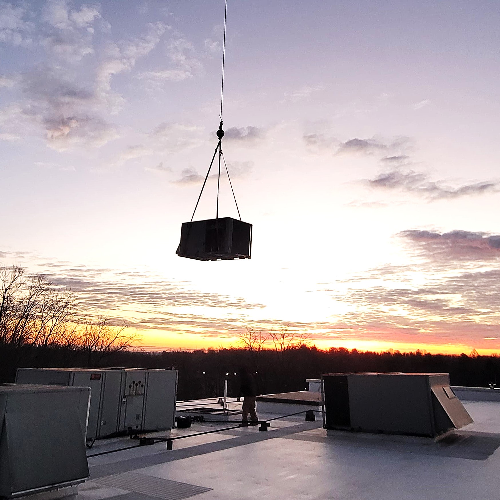 Industrial HVAC rooftop systems project cover image