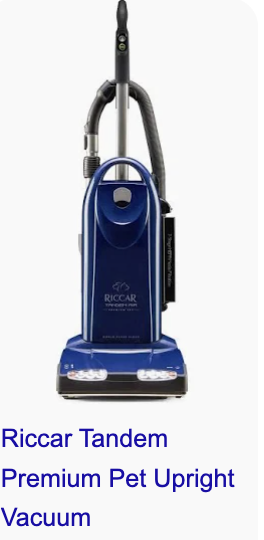 Riccar Tandem Premium Pet Upright Vacuum