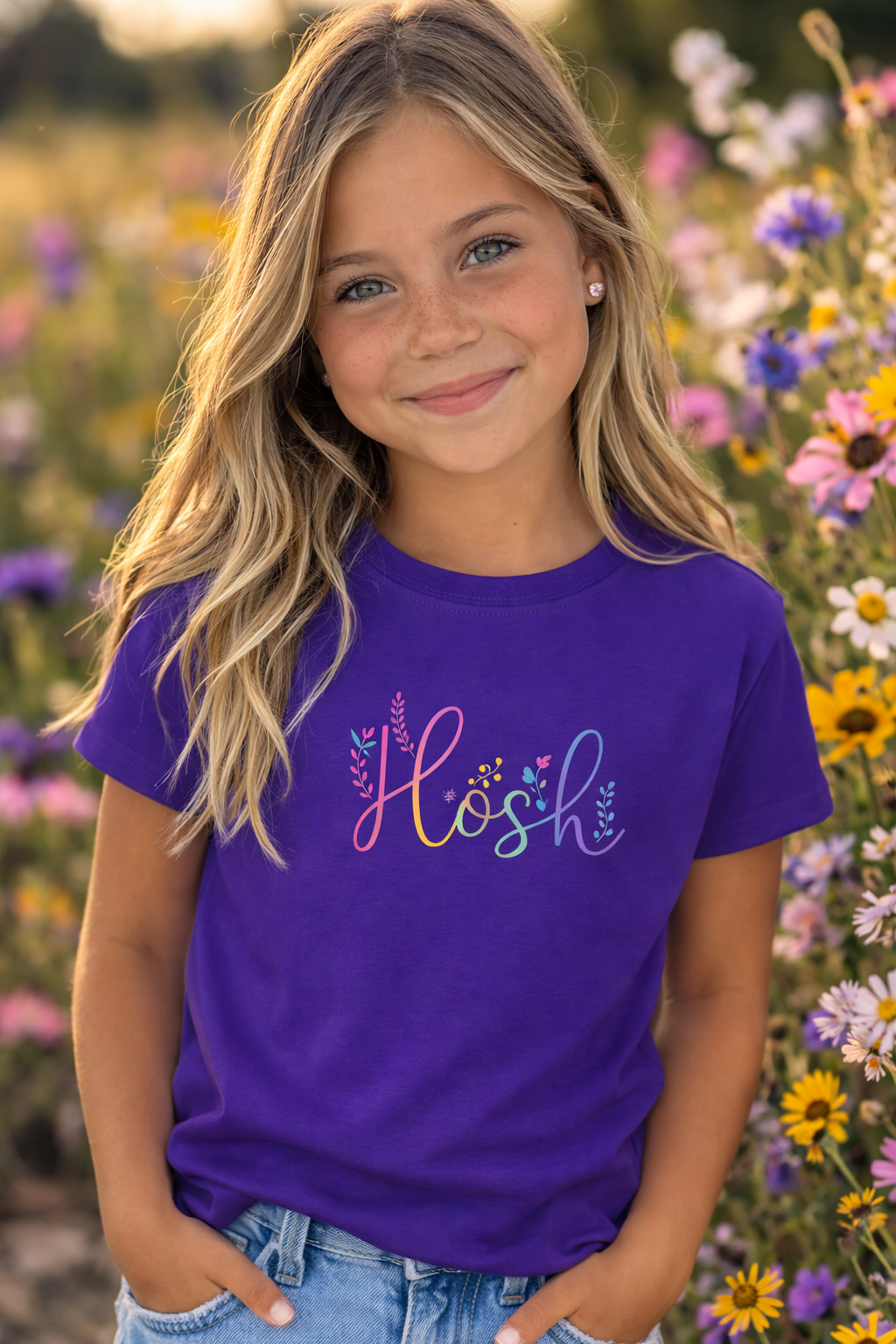 HOSH Bloom Tee Purple