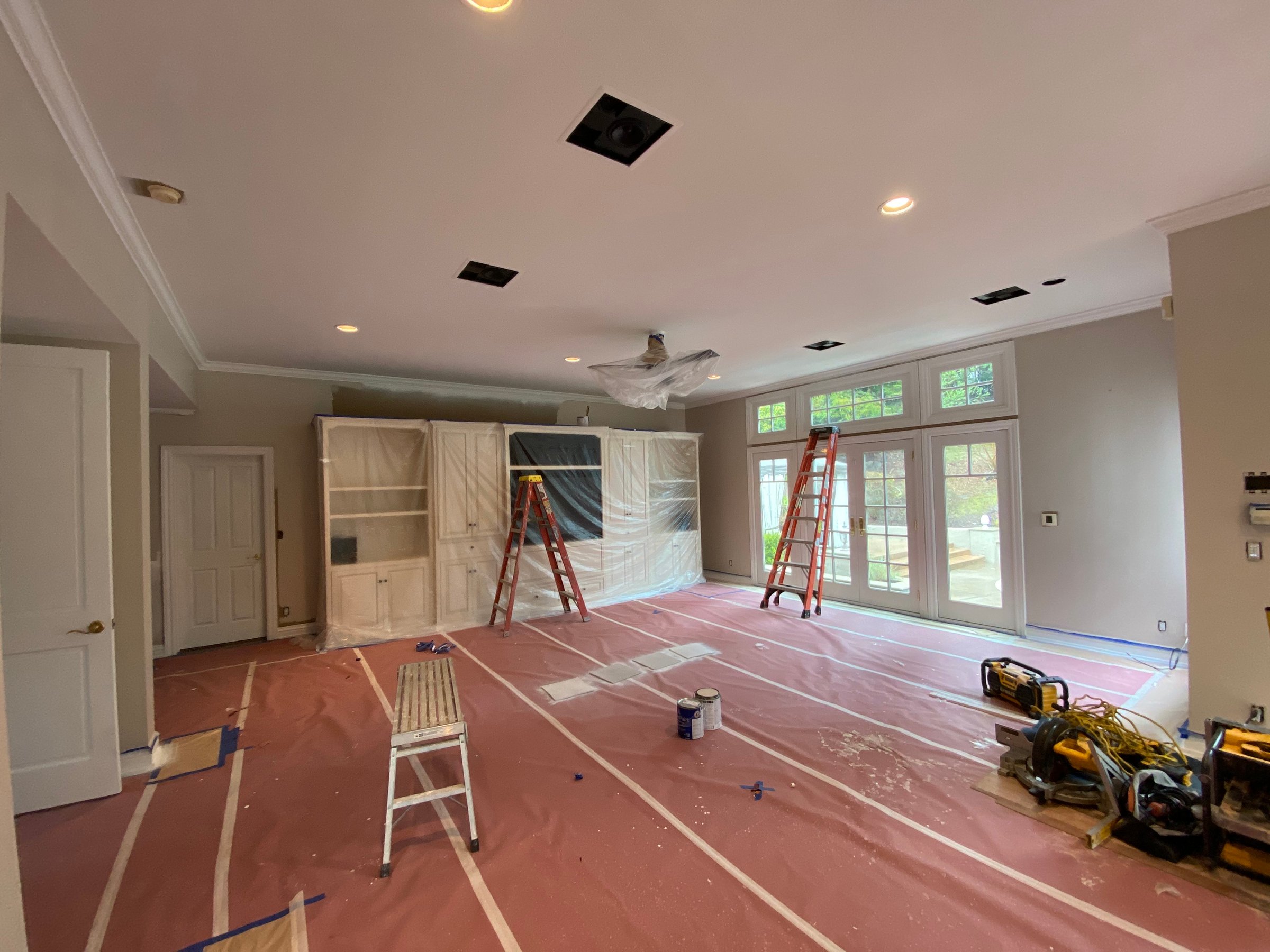 Professional painting service project