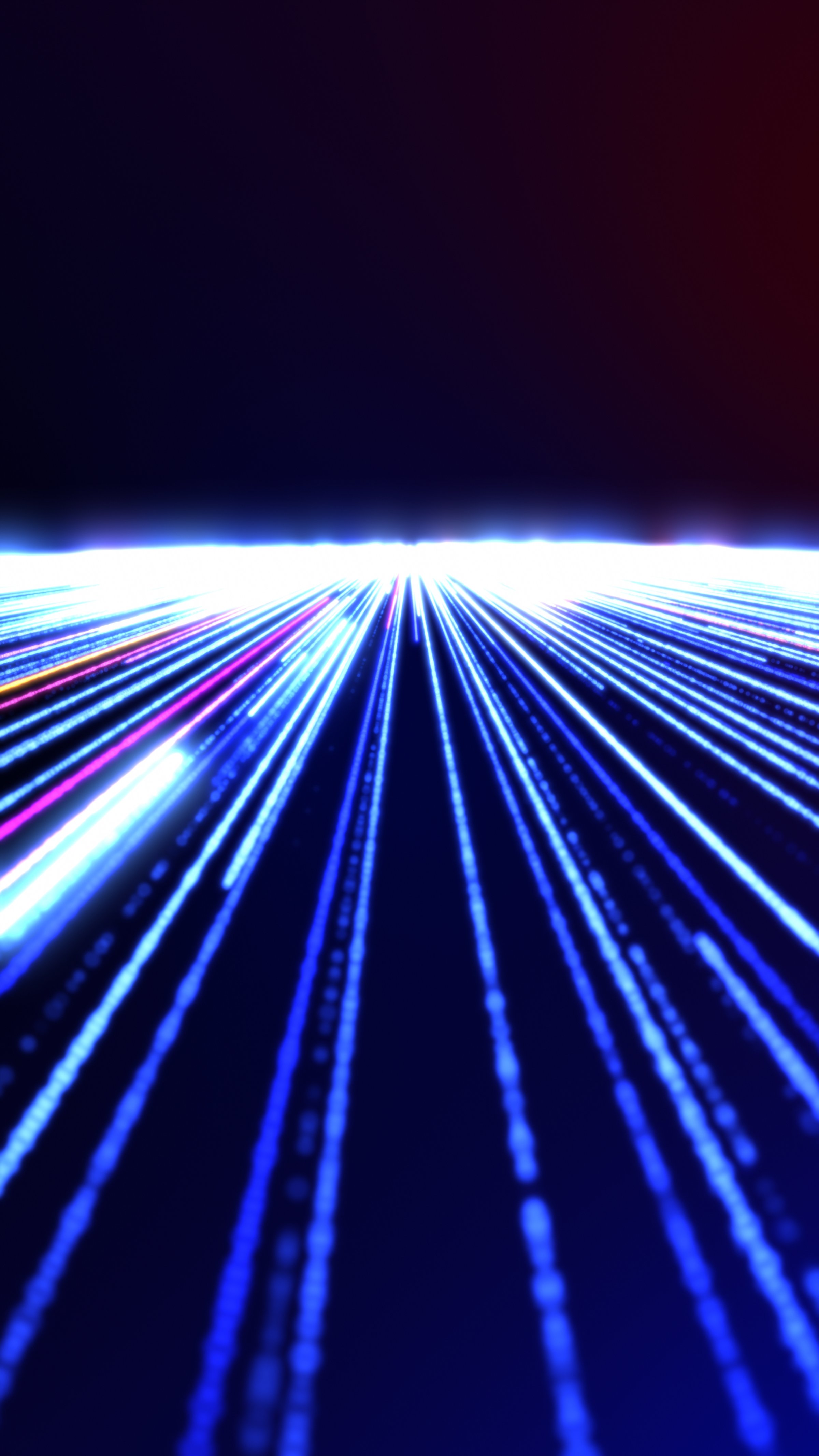 Abstract pink blue light trail creative cosmic background.