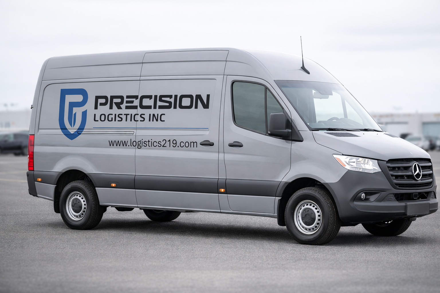 Precision Logistics delivery van