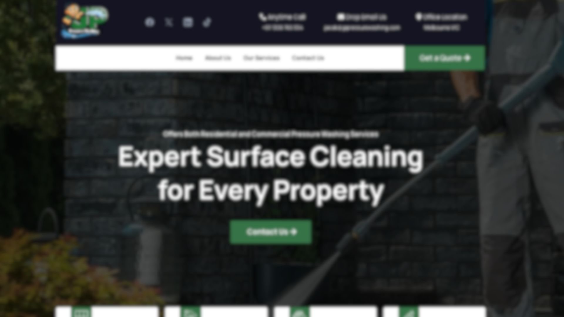 Sparkle Clean Pros website