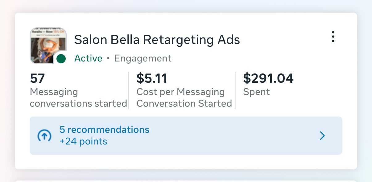 Client testimonial screenshot