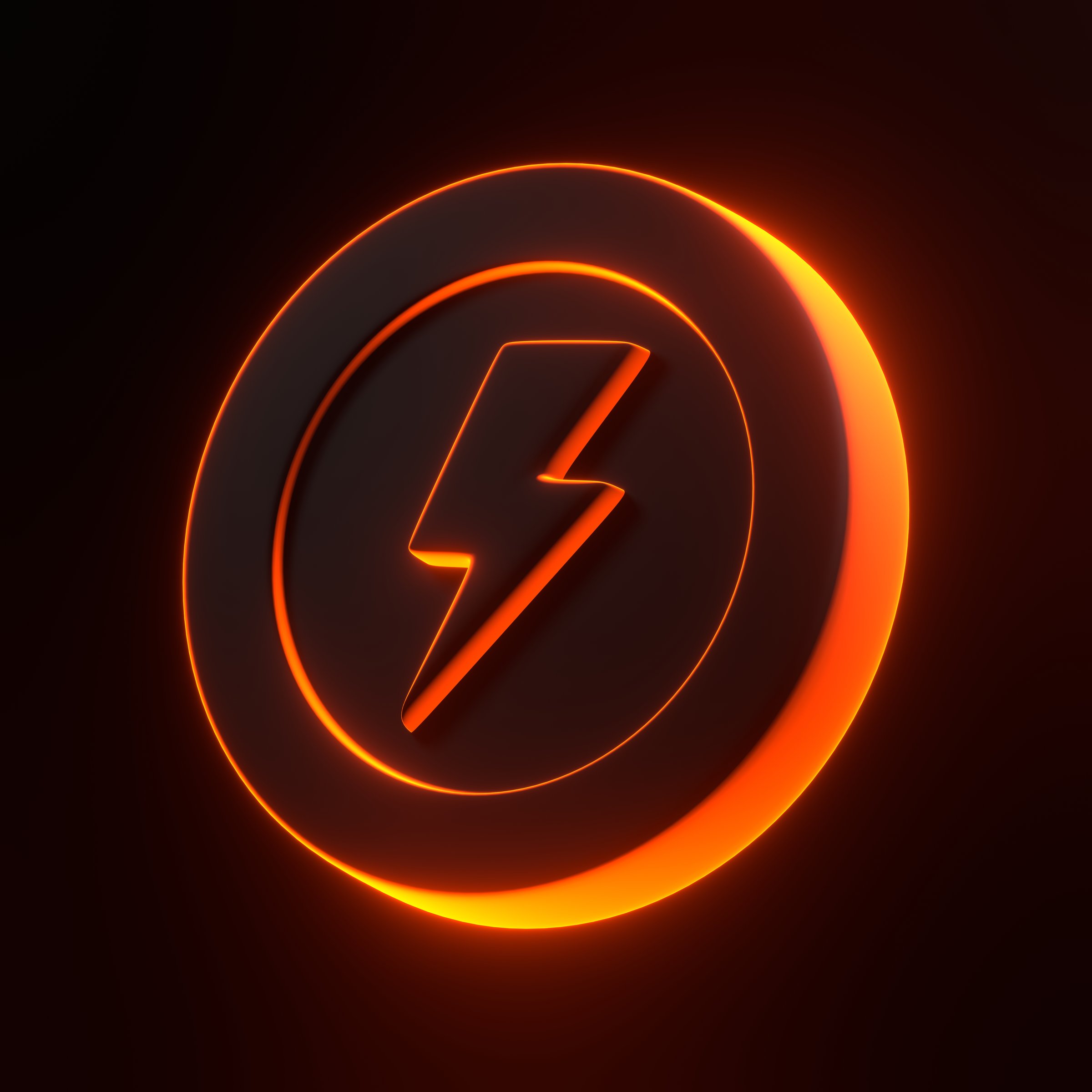 V.E.T. Electrical Services Modern Lightning Bolt Logo