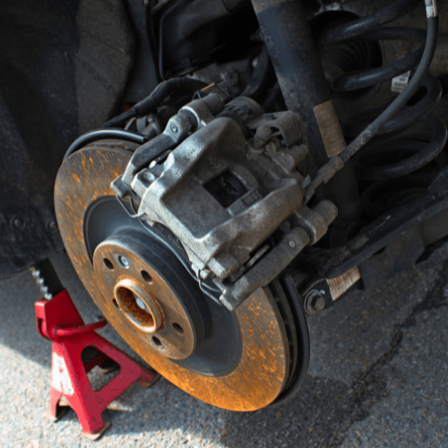 Brake pad replacement and brake service by qualified mechanics in Geelong