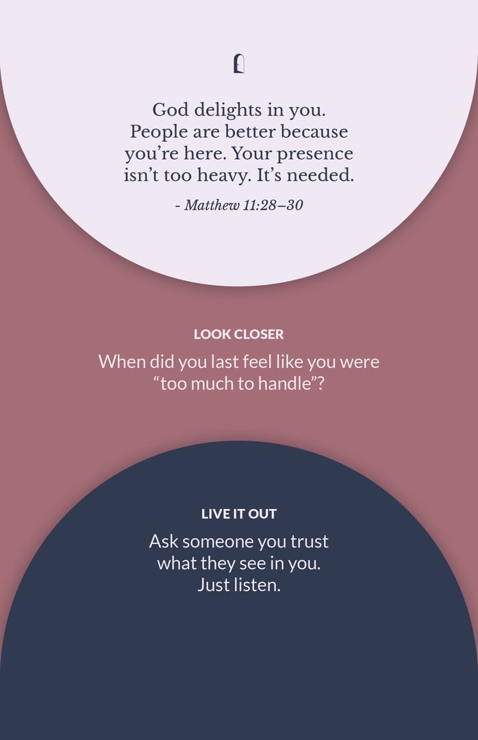 Sample page from 52-Week GodSaysIAm devotional showing personal reflection areas