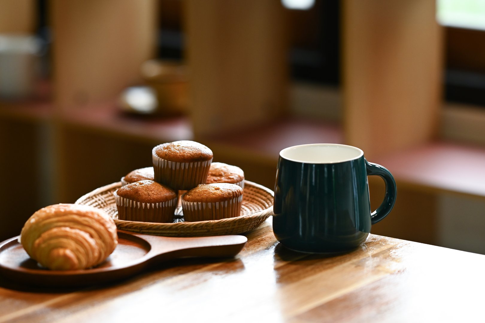 Croissants and coffee