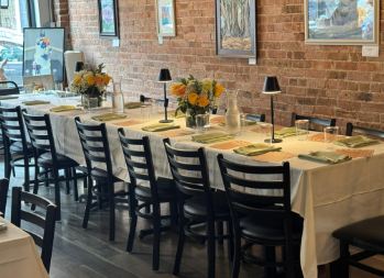 Colorful gelato display